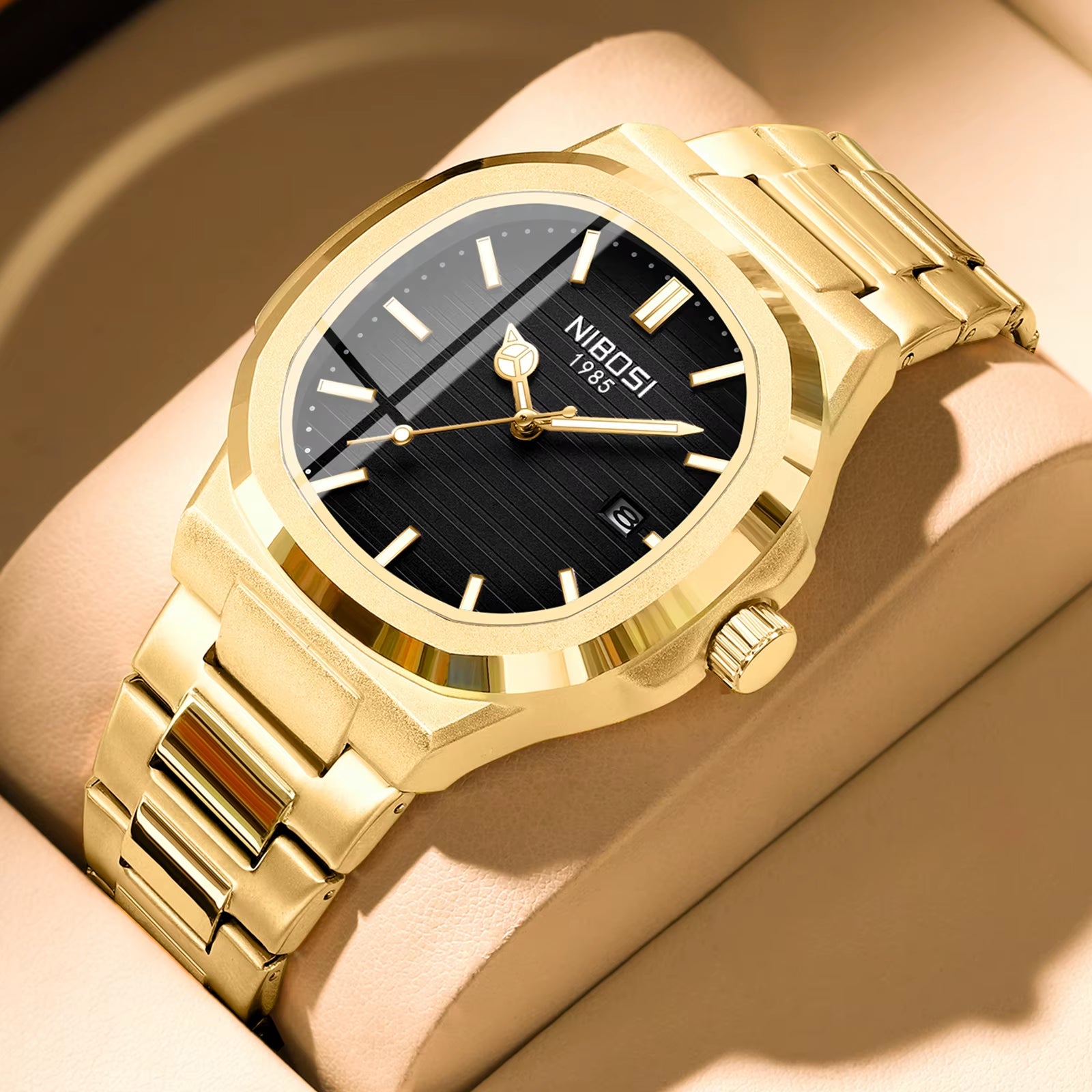 2026  Luxury Quartz Men Watches 30M Waterproof Auto Date Watch Man Stainless Steel Sport Chronograph Watch for Men Clock